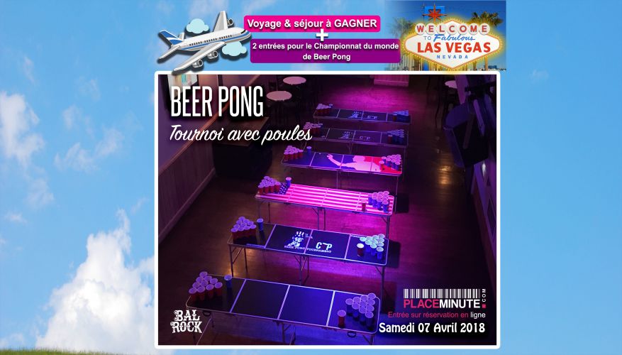 Tournoi de Beer Pong – Voyage à Las Vegas