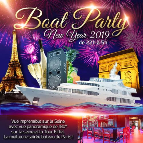 BOAT DELUXE LE CLUB ROOFTOP NEW YEAR VUE PANORAMIQUE TOUR EIFFEL PARTY