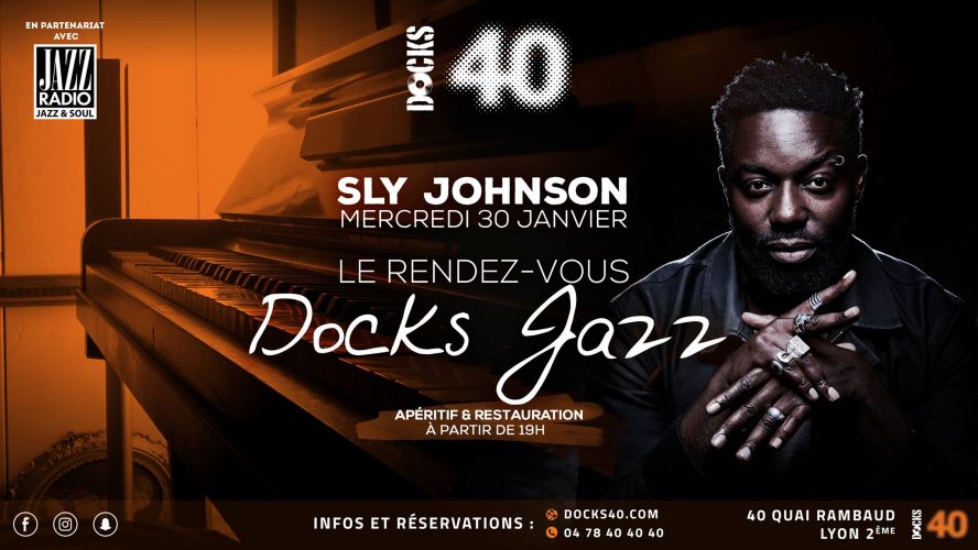 Le rendez-vous Docks Jazz avec Sly Johnson
