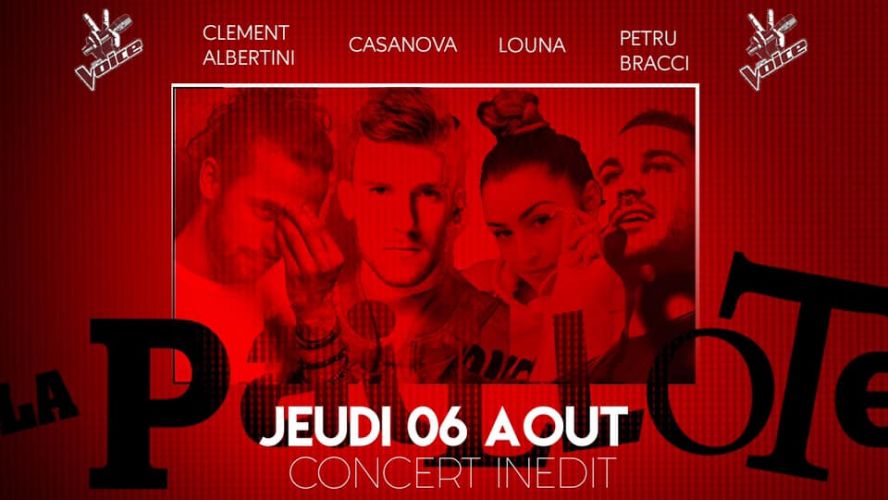 Concert inédit THE VOICE · Organisé par La Paillote by L’impact