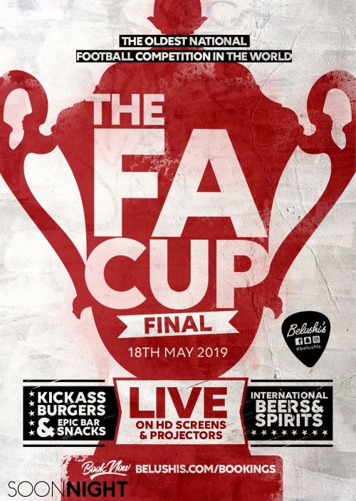 FA Cup Final at Belushi’s Bar