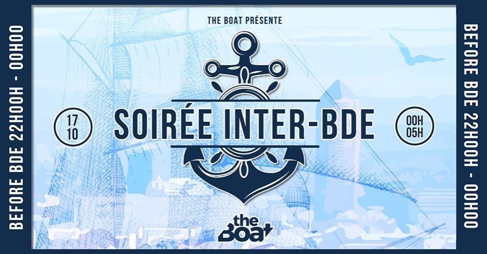 Soirée inter BDE ✘ The Boat
