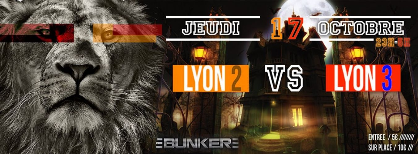 Lyon2 VS Lyon3 – Spécial Halloween –