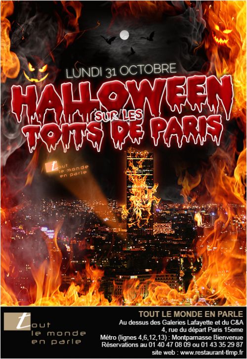 HALLOWEEN SUR LES TOITS DE PARIS (AFTER WORK + SOIREE CLUB)