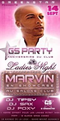 Greenstar party avec Marvin edition ladies night