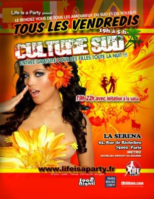 Life is a party Culture sud