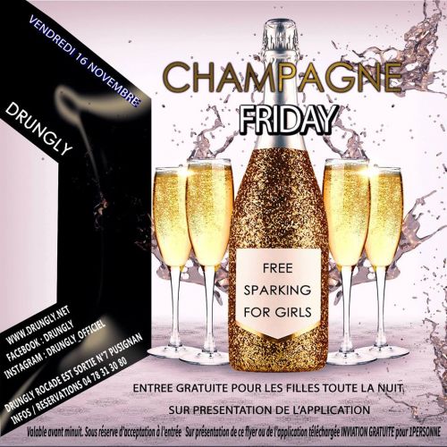 Sparkling Girls Champagne Friday