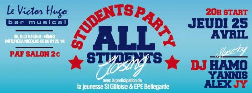Student party closing