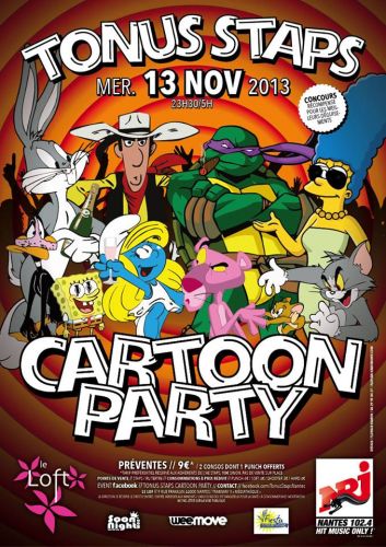 Tonus STAPS Cartoon Party au Loft