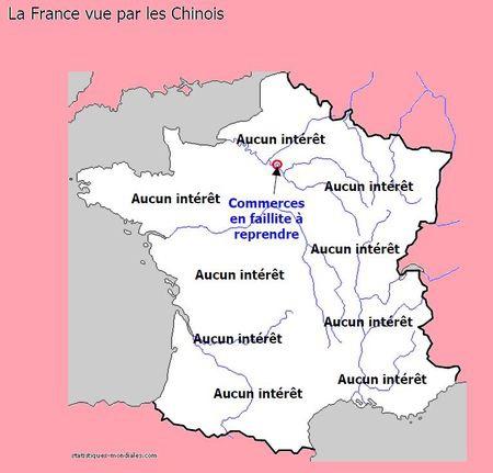 La Carte De France Vu Par