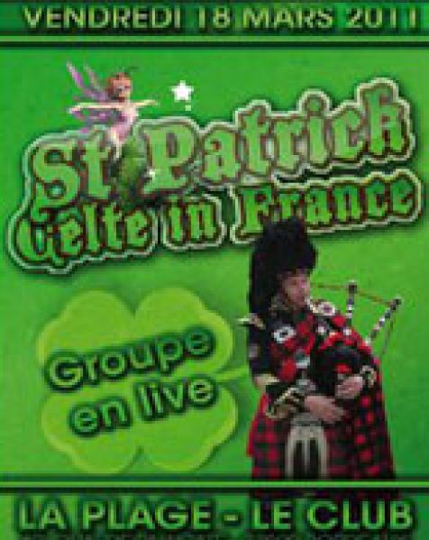 Saint Patrick’s Day @La Plage le sam 18. Mars
