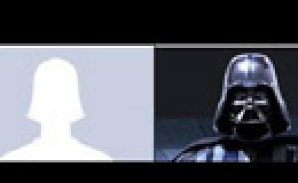 Dark Vador sur facebook!