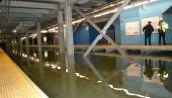 Sandy : les métros New-Yorkais sous les eaux