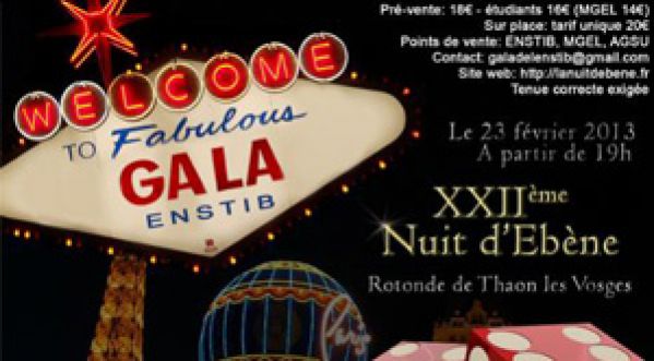 22e Nuit de l’ebène; Gala ENSTIB