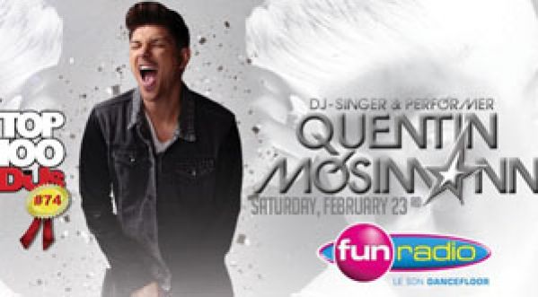 Gagne ta rencontre avec Quentin Mosimann à l’occasion de son anniversaire le samedi 23 février 2013 au Loft Metropolis