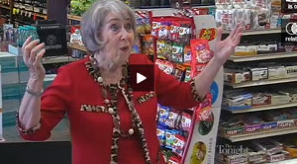 Magicien dans une épicerie