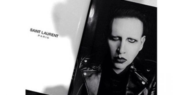 Marilyn Manson comme nouvelle égérie  dans la nouvelle campagne de Saint Laurent !