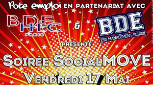 La Soirée SocialMOVE c’est  Vendredi 17 Mai au Redlight Avec Make The Girl Dance en guest !
