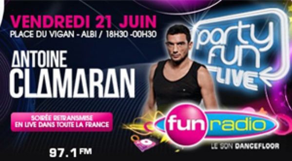Fete de la musique avec Antoine CLAMARAN – Albi- place de Vigan – vendredi 21 juin 2013