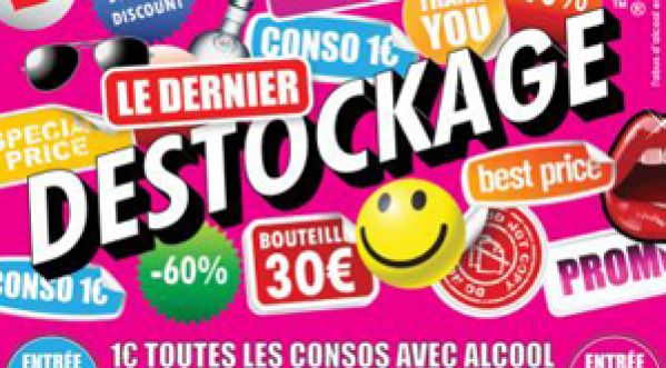 Participe et Gagne ta place pour la dernière soirée DESTOCKAGE @ STUDIO ONE
