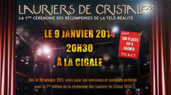 Lauriers de Cristal 2014 : LA CÉRÉMONIE DES TÉLÉ REALITES