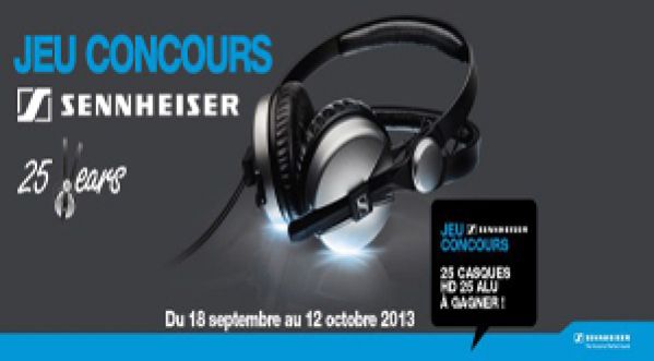 Jeu Concours SENNHEISER HD25 Aluminium