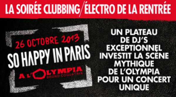 So Happy In Paris, la soirée électro de la rentrée
