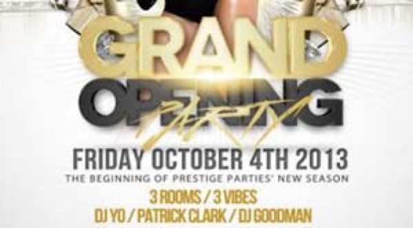 Prestige Grand Opening Party au Duplex ce vendredi 4 octobre !