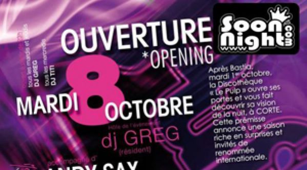 Grand opening en guest andy sax et les robot performer @ Le Pulp