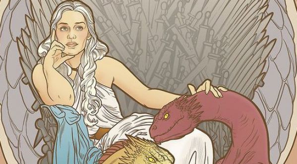 DES ILLUSTRATIONS DE GAME OF THRONES INSPIREES D’ALPHONE MUCHA