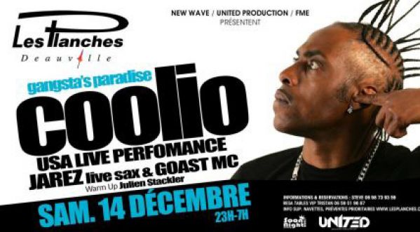 Gagne tes places pour la « COOLIO » aux Planches de Deauville les 14 Décembre 2013 !!