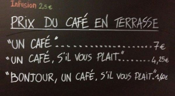 UN RESTAURANT NIÇOIS TRES A CHEVAL SUR LA POLITESSE