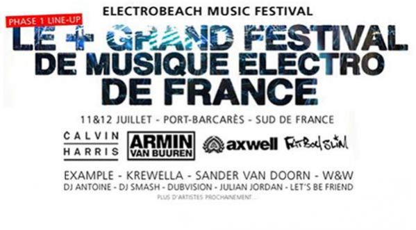 LE FESTIVAL ELECTROBEACH 2014, revient LES 11 ET 12 JUILLET !