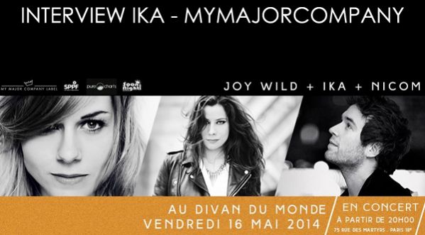 Découvrez IKA! Chanteuse issue du label My Major Company en interview exclusive avec SoonNight !