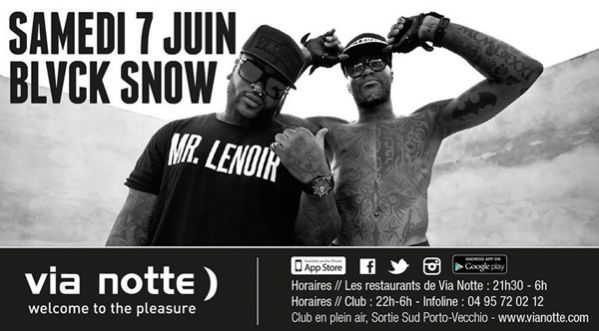 BLVCK SNOW au Via Notte le 7 juin