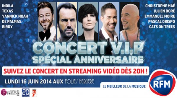 Vivez le live anniversaire de RFM, ce soir…