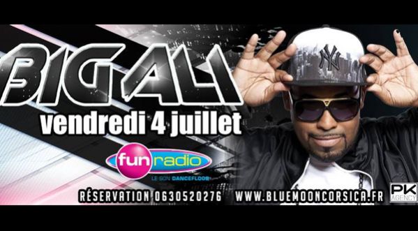 Big Ali au Blue Moon ce Vendredi 04 Juillet !