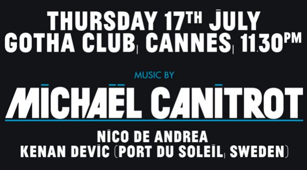Gagne ta place pour Michael Canitrot au Gotha Club