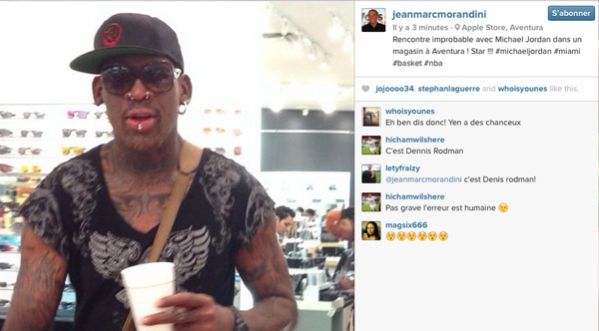 Gros fail de Morandini : il confond Michael Jordan et Dennis Rodman !