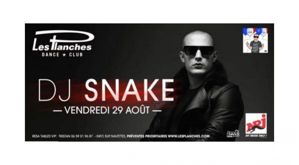 DJ SNAKE IS BACK le 29 Août au Planches de Deauville