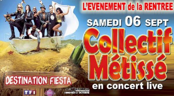 Collectif Metissé en Live au César Palace le 06 Septembre