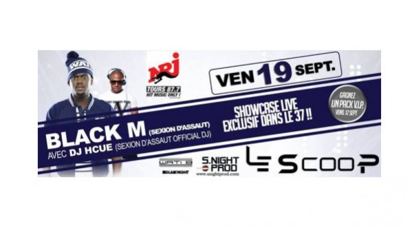 BLACK M au Scoop le 19 Septembre