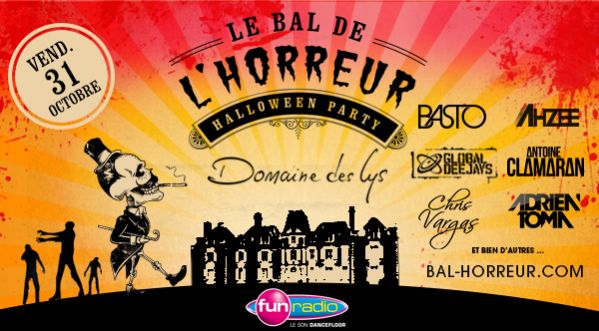 Gagnez vos places le bal de l’horreur vendredi 31 octobre