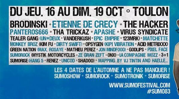 Gagne tes places pour le SUMO FESTIVAL du 16 au 19 Octobre à Toulon
