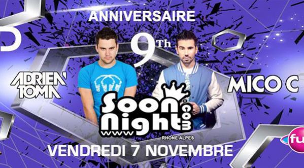 LES 9 ANS DE SOONNIGHT LYON AU CESAR PALACE (GRENAY) le 07 Novembre 2014