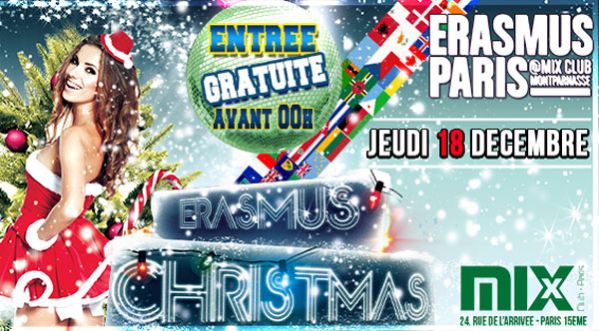 Erasmus Christmas Party au Mix Club jeudi 18 decembre !