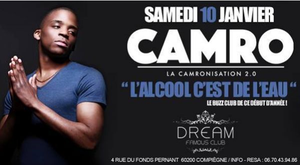CAMRO au Dream le samedi 10 JANVIER 2015
