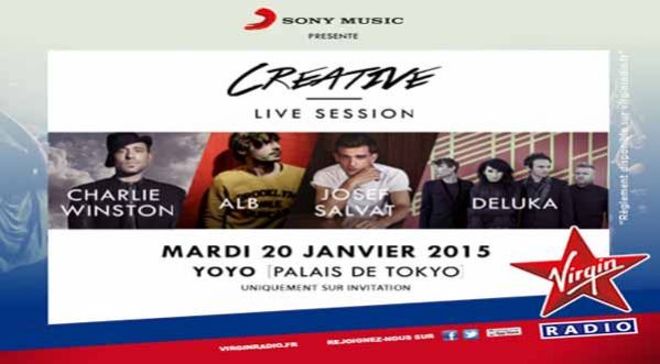 Creative Live Session : Charlie Winston, ALB, Deluka et Josef Salvat au Yoyo