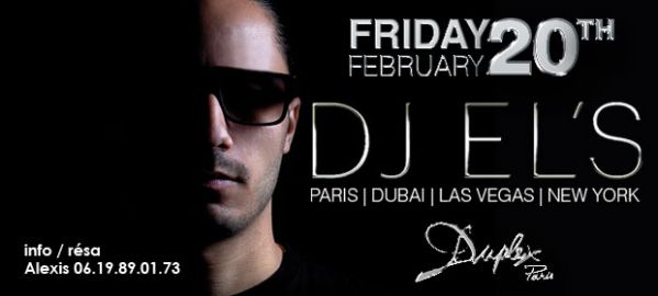 DJ EL’s au Duplex ce vendredi !