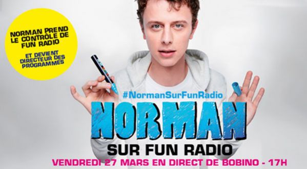 Norman sur Fun Radio vendredi 27 mars !